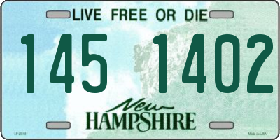 NH license plate 1451402