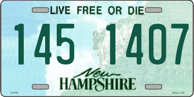 NH license plate 1451407