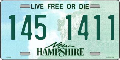 NH license plate 1451411