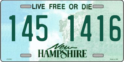 NH license plate 1451416
