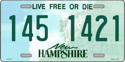 NH license plate 1451421