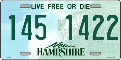 NH license plate 1451422
