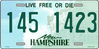 NH license plate 1451423