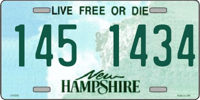 NH license plate 1451434
