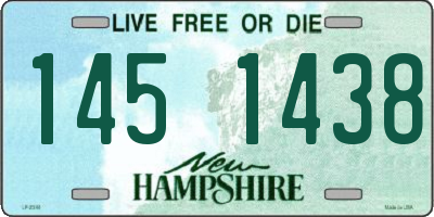 NH license plate 1451438