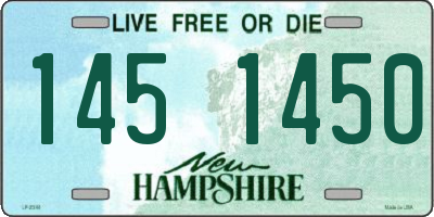 NH license plate 1451450