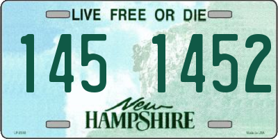 NH license plate 1451452
