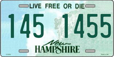 NH license plate 1451455