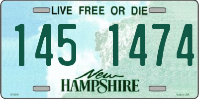 NH license plate 1451474