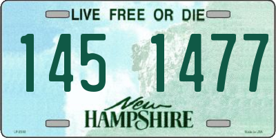 NH license plate 1451477