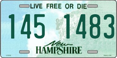 NH license plate 1451483