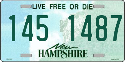 NH license plate 1451487