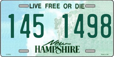 NH license plate 1451498