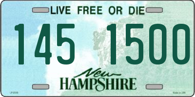NH license plate 1451500