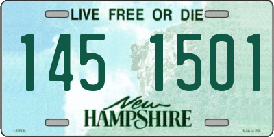 NH license plate 1451501