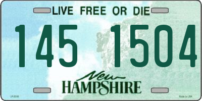 NH license plate 1451504