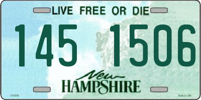 NH license plate 1451506