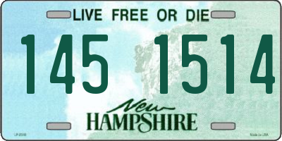 NH license plate 1451514
