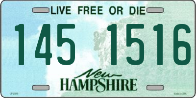 NH license plate 1451516