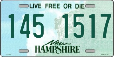NH license plate 1451517