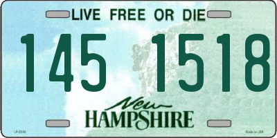 NH license plate 1451518