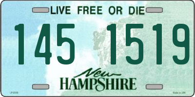 NH license plate 1451519