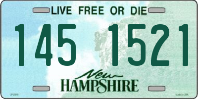 NH license plate 1451521