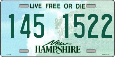 NH license plate 1451522
