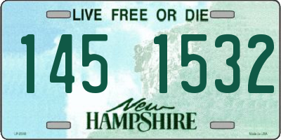 NH license plate 1451532
