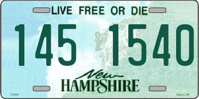 NH license plate 1451540