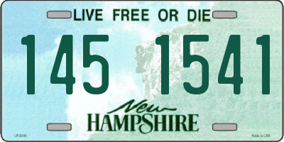 NH license plate 1451541