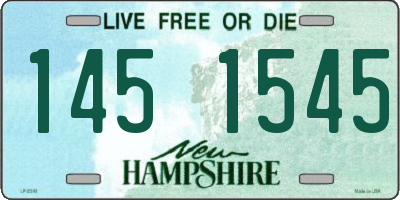 NH license plate 1451545