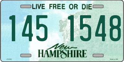 NH license plate 1451548