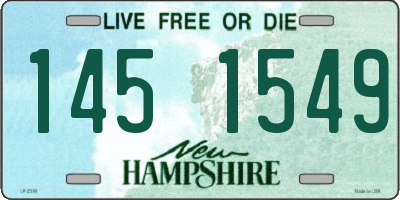 NH license plate 1451549