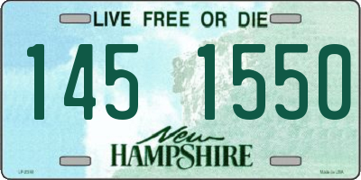 NH license plate 1451550