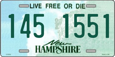 NH license plate 1451551