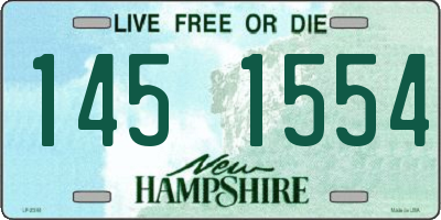 NH license plate 1451554