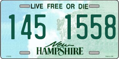 NH license plate 1451558