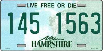 NH license plate 1451563