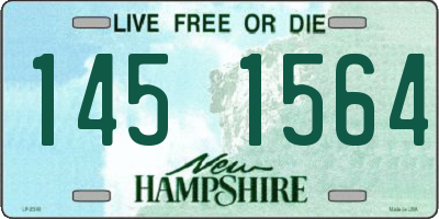 NH license plate 1451564