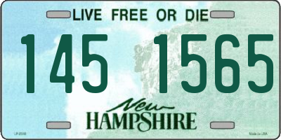 NH license plate 1451565