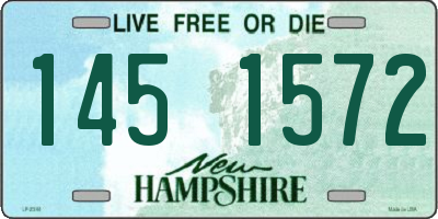 NH license plate 1451572