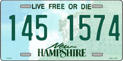 NH license plate 1451574