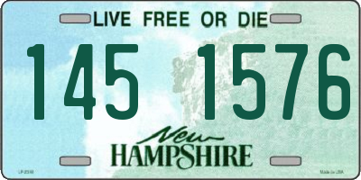 NH license plate 1451576