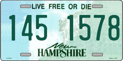 NH license plate 1451578