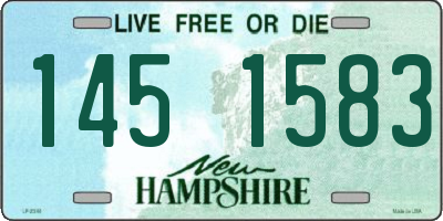 NH license plate 1451583