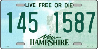 NH license plate 1451587