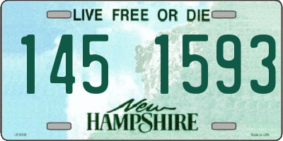 NH license plate 1451593