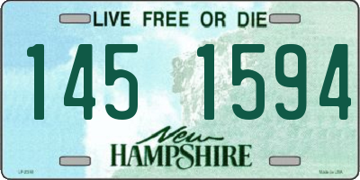 NH license plate 1451594
