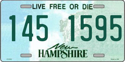 NH license plate 1451595